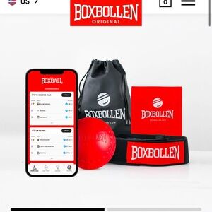 Boxbollen Complete Set - Red & Black